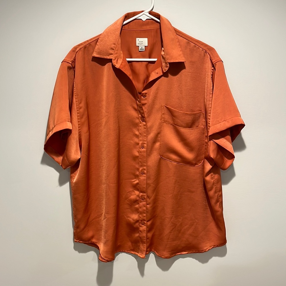 A New Day satin blouse